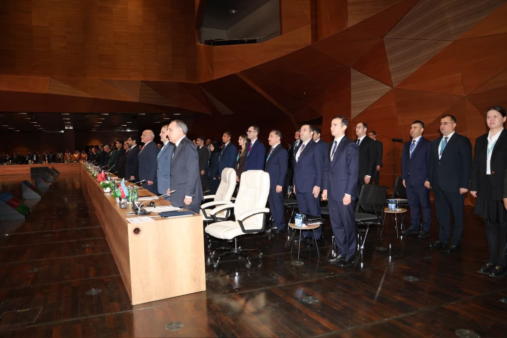 Hüquq-mühafizə orqanları rəhbərlərinin üçüncü yüksək səviyyəli görüşü keçirildi - FOTOLAR